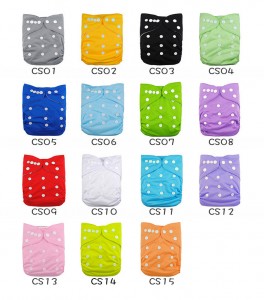 YIFASHIONBABY 50pcs Reusable Pocket Baby Cloth Nappies, Washable Diapers Wholesale With Inserts 50BB