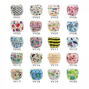 (Swimming Diapers)YIFASHIONBABY 50pcs Summer Waterproof Swimming Pants Reusable, Adjustable Baby Swimming Nappy 0-2ages