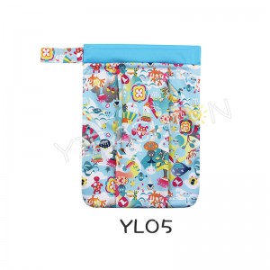 YIFASHION BABY 1pc Reusable Hanging Wet Dry Cloth Diaper Bag YL05