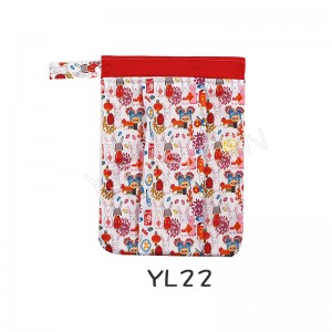 YIFASHION 1pc Stylish Designer Tote for Moms, Baby Zippered Tote Diaper Bag YL22