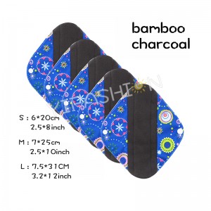 YIFASHIONBABY Reusable Sanitary Napkins Pads/Cloth Menstrual Pads for Women,a Mini Bag, 3Size YW35