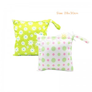 YIFASHION BABY 2pcs/Set Daisy Prints Girls Single Zippered Travel Bags For Baby YZ-Z03